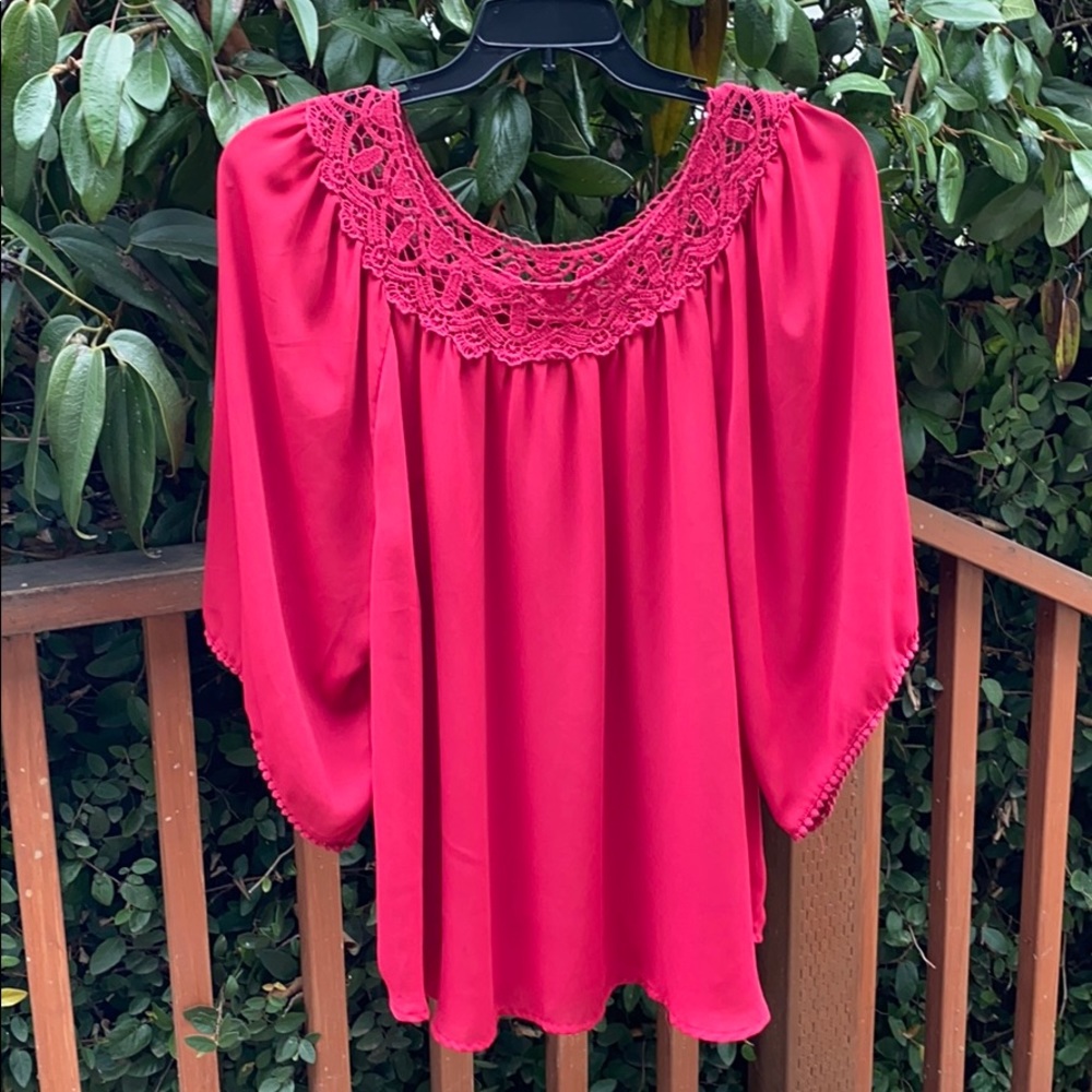 Red blouse